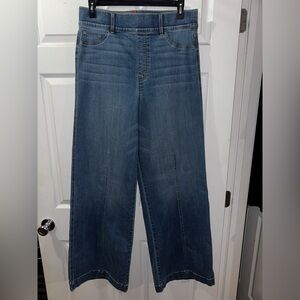 SPANX Blue Flare & Wide Leg Jeans